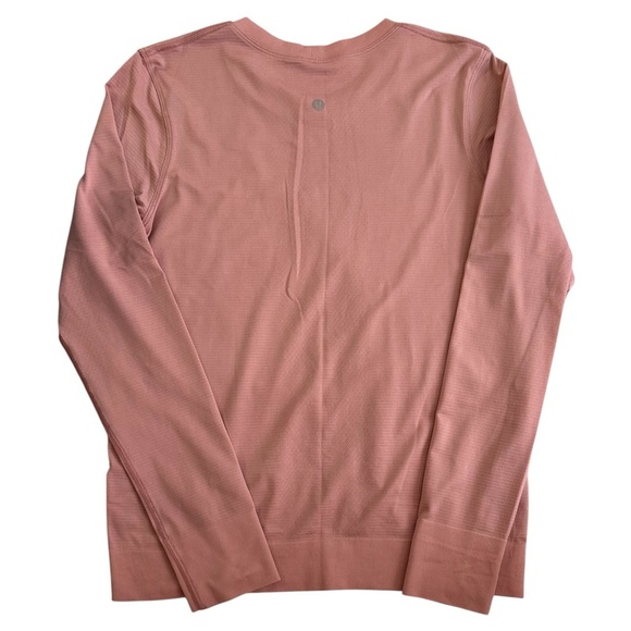 Lululemon Swiftly Breathe Long Sleeve - Pink Puff SZ 6 - Picture 6 of 7